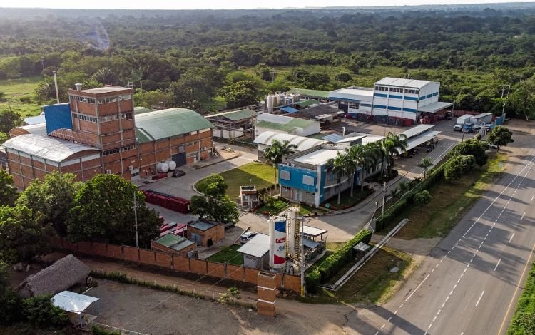 Planta industrial de alimentos